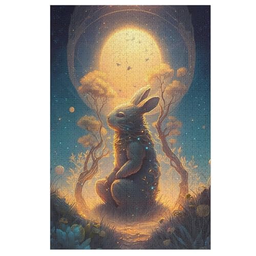 Kaninchen Puzzle 1000 Teile, Holzpuzzle Für Erwachsene Kinder, Impossible Puzzles, GesKükenlichkeitsspiel Für Die Ganze Familie 78×53cm Kaninchen Puzzle 1000 Teile, Holzpuzzle Für Erwachsene Kinder, Impossible Puzzles, GesKükenlichkeitsspiel Für Die Ganze Familie 78×53cm von DCCCY