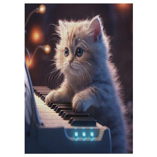 Katze Holzpuzzle 300 Teile Klassische Puzzles Erwachsene Kinder Puzzle DIY Kit Holzspielzeug Einzigartiges Geschenk 42×30cm Katze Holzpuzzle 300 Teile Klassische Puzzles Erwachsene Kinder Puzzle DIY Kit Holzspielzeug Einzigartiges Geschenk 42×30cm von DCCCY