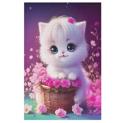 Katze Puzzle 1000 Teile, Holzpuzzle Herausforderndes Geschicklichkeitsspiel Für Die Ganze Familie, Kinder Erwachsenenpuzzle Ab 12 Jahren 78×53cm Katze Puzzle 1000 Teile, Holzpuzzle Herausforderndes Geschicklichkeitsspiel Für Die Ganze Familie, Kinder Erwachsenenpuzzle Ab 12 Jahren 78×53cm von DCCCY
