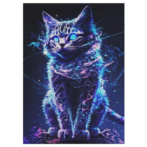 Katze Puzzles 300 Teile Für Jugendliche Kreatives Holzpuzzlespielzeug Familienspiel Schwierigkeitsgrad Herausforderungspuzzles 42×30cm Katze Puzzles 300 Teile Für Jugendliche Kreatives Holzpuzzlespielzeug Familienspiel Schwierigkeitsgrad Herausforderungspuzzles 42×30cm von DCCCY