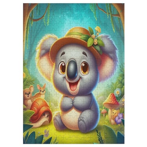 Koala Puzzle 300 Teile, Holzpuzzle Herausforderndes Geschicklichkeitsspiel Für Die Ganze Familie, Kinder Erwachsenenpuzzle Ab 12 Jahren 42×30cm Koala Puzzle 300 Teile, Holzpuzzle Herausforderndes Geschicklichkeitsspiel Für Die Ganze Familie, Kinder Erwachsenenpuzzle Ab 12 Jahren 42×30cm von DCCCY