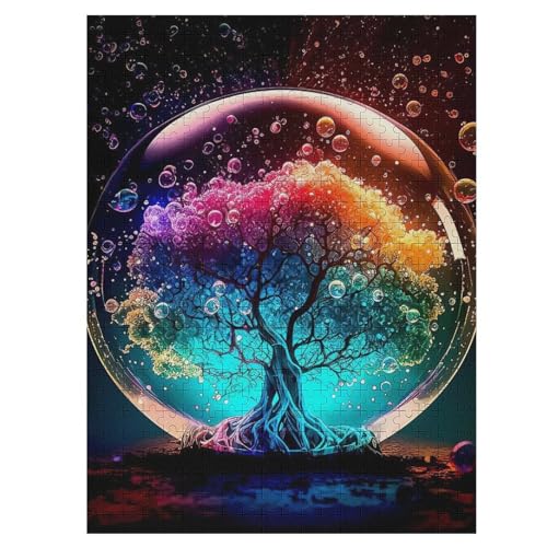 Kosmischer Lebensbaum-Puzzle Für Erwachsene, 500 Teile, Holzpuzzle, Kinderpuzzle, Dekompressionsspiel, Spielzeugpuzzle 55×41cm Kosmischer Lebensbaum-Puzzle Für Erwachsene, 500 Teile, Holzpuzzle, Kinderpuzzle, Dekompressionsspiel, Spielzeugpuzzle 55×41cm von DCCCY
