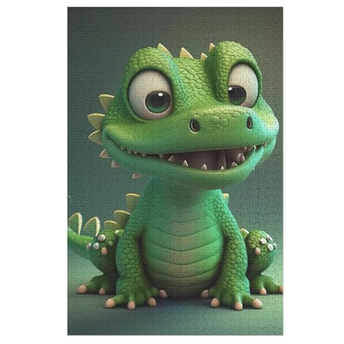 Krokodil Puzzle, Puzzles Für Erwachsene Kinder, 1000 Teile Holzpuzzle, Für Jugendliche & Erwachsene Herausforderungsspielzeug 78×53cm Krokodil Puzzle, Puzzles Für Erwachsene Kinder, 1000 Teile Holzpuzzle, Für Jugendliche & Erwachsene Herausforderungsspielzeug 78×53cm von DCCCY