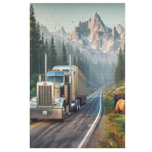 LKW 1000 Teile Premium-Puzzles Für Erwachsene Kinder- Holzpuzzles Spaß Und Lernspiele - Perfekte Puzzle-Geschenke 78×53cm LKW 1000 Teile Premium-Puzzles Für Erwachsene Kinder- Holzpuzzles Spaß Und Lernspiele - Perfekte Puzzle-Geschenke 78×53cm von DCCCY