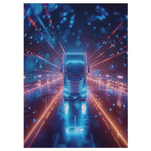 LKW 300 Teile Holzpuzzle,einzigartiges Puzzle, Geschenk Für Erwachsene,Familienspiel,Herausforderungsaktivität,42×30cm LKW 300 Teile Holzpuzzle,einzigartiges Puzzle, Geschenk Für Erwachsene,Familienspiel,Herausforderungsaktivität,42×30cm von DCCCY
