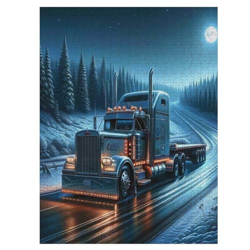 LKW Holzpuzzle 500 Teile Klassische Puzzles Erwachsene Kinder Puzzle DIY Kit Holzspielzeug Einzigartiges Geschenk 55×41cm LKW Holzpuzzle 500 Teile Klassische Puzzles Erwachsene Kinder Puzzle DIY Kit Holzspielzeug Einzigartiges Geschenk 55×41cm von DCCCY