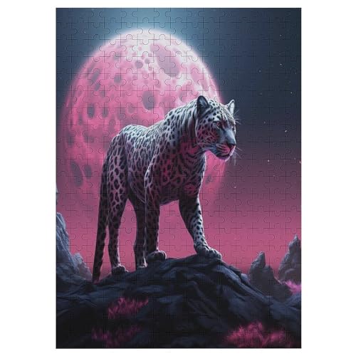 Leopard Holzpuzzle - 300 Teiliges Jigsaw Knobelspiel - Puzzle Für Erwachsene & Kinder - Outdoor & Reisespielzeug 42×30cm Leopard Holzpuzzle - 300 Teiliges Jigsaw Knobelspiel - Puzzle Für Erwachsene & Kinder - Outdoor & Reisespielzeug 42×30cm von DCCCY