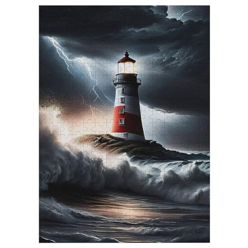 Leuchtturm Holzpuzzle 300 Teile Klassische Puzzles Erwachsene Kinder Puzzle DIY Kit Holzspielzeug Einzigartiges Geschenk 42×30cm Leuchtturm Holzpuzzle 300 Teile Klassische Puzzles Erwachsene Kinder Puzzle DIY Kit Holzspielzeug Einzigartiges Geschenk 42×30cm von DCCCY