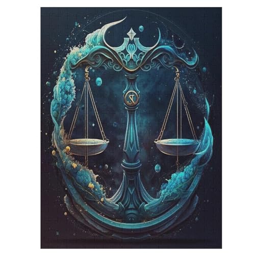 Libra Holzpuzzle - Puzzle Für Erwachsene, 500-teilige Puzzles Für Teenager Und Kinder, Herausfordernde Spiele 55×41cm Libra Holzpuzzle - Puzzle Für Erwachsene, 500-teilige Puzzles Für Teenager Und Kinder, Herausfordernde Spiele 55×41cm von DCCCY