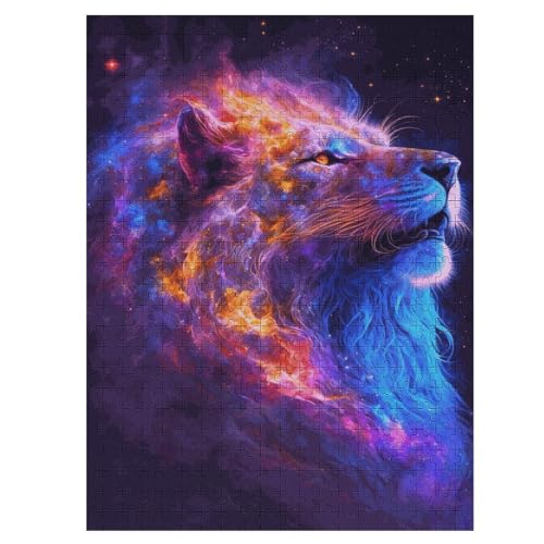 Löwe-Puzzlespiel Aus Holz, 500 Puzzleteile, Kreatives Puzzle Für Teenager Und Erwachsene, Kreatives Spielzeug, Puzzles, 55×41cm Löwe-Puzzlespiel Aus Holz, 500 Puzzleteile, Kreatives Puzzle Für Teenager Und Erwachsene, Kreatives Spielzeug, Puzzles, 55×41cm von DCCCY