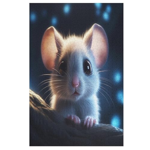 Maus Holzpuzzle 1000 Teile,Puzzles Für Erwachsene, Impossible Puzzle, Kinder Legespiel 78×53cm Maus Holzpuzzle 1000 Teile,Puzzles Für Erwachsene, Impossible Puzzle, Kinder Legespiel 78×53cm von DCCCY