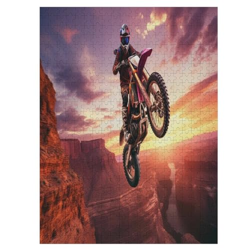 Motocross 500 Teile Puzzles Für Erwachsene Holzpuzzle Familienpuzzlespiel Stressabbau-Puzzle Für Erwachsene Kinder Ab 12 Jahren 55×41cm Motocross 500 Teile Puzzles Für Erwachsene Holzpuzzle Familienpuzzlespiel Stressabbau-Puzzle Für Erwachsene Kinder Ab 12 Jahren 55×41cm von DCCCY