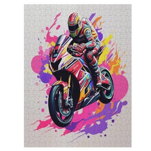 Motorcycle Holzpuzzle - Puzzle Für Erwachsene, 500-teilige Puzzles Für Teenager Und Kinder, Herausfordernde Spiele 55×41cm Motorcycle Holzpuzzle - Puzzle Für Erwachsene, 500-teilige Puzzles Für Teenager Und Kinder, Herausfordernde Spiele 55×41cm von DCCCY