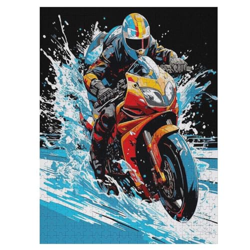 Motorrad -Puzzle, 500 Teile,Holzpuzzle Für Erwachsene Kinder, Lustiges Spielzeug, Denkspiel, Bildungsspiel, 55×41cm Motorrad -Puzzle, 500 Teile,Holzpuzzle Für Erwachsene Kinder, Lustiges Spielzeug, Denkspiel, Bildungsspiel, 55×41cm von DCCCY