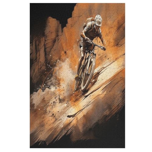 MountainFahrrad Puzzle 1000 Teile, Holzpuzzle Herausforderndes Geschicklichkeitsspiel Für Die Ganze Familie, Kinder Erwachsenenpuzzle Ab 12 Jahren 78×53cm MountainFahrrad Puzzle 1000 Teile, Holzpuzzle Herausforderndes Geschicklichkeitsspiel Für Die Ganze Familie, Kinder Erwachsenenpuzzle Ab 12 Jahren 78×53cm von DCCCY