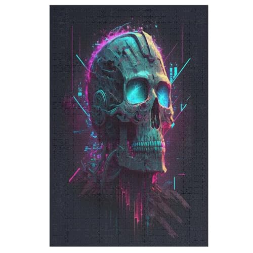 Neon-Skelett Holzpuzzle 1000 Teile, Knobelspiele Für Erwachsene, Teenager, Puzzles Unmögliche - Kinder Puzzle Zimmer Deko 78×53cm Neon-Skelett Holzpuzzle 1000 Teile, Knobelspiele Für Erwachsene, Teenager, Puzzles Unmögliche - Kinder Puzzle Zimmer Deko 78×53cm von DCCCY