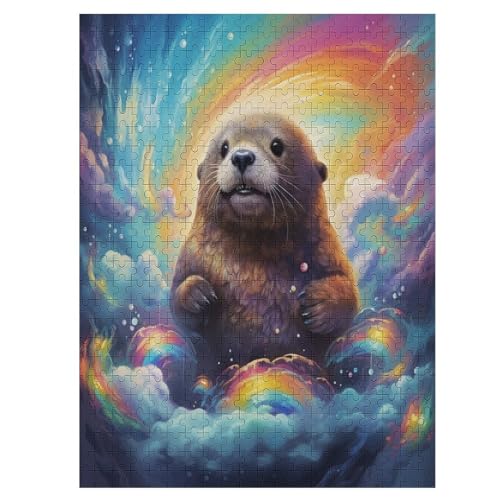 Otter Holzpuzzle 500 Teile Klassische Puzzles Erwachsene Kinder Puzzle DIY Kit Holzspielzeug Einzigartiges Geschenk 55×41cm Otter Holzpuzzle 500 Teile Klassische Puzzles Erwachsene Kinder Puzzle DIY Kit Holzspielzeug Einzigartiges Geschenk 55×41cm von DCCCY