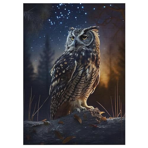 Owl 300 Teile Premium-Puzzles Für Erwachsene Kinder- Holzpuzzles Spaß Und Lernspiele - Perfekte Puzzle-Geschenke 42×30cm Owl 300 Teile Premium-Puzzles Für Erwachsene Kinder- Holzpuzzles Spaß Und Lernspiele - Perfekte Puzzle-Geschenke 42×30cm von DCCCY