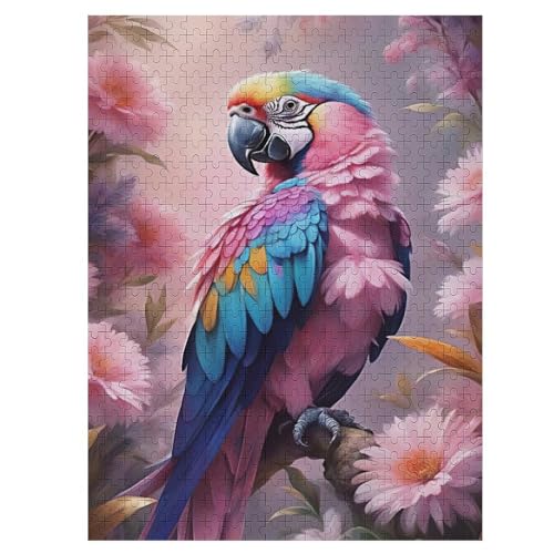 Papagei Holzpuzzle Für Erwachsene Teenager Stress Abbauen Familien-Puzzlespiel Poster 500-teiliges Puzzle Kinder Lernspiel 55×41cm Papagei Holzpuzzle Für Erwachsene Teenager Stress Abbauen Familien-Puzzlespiel Poster 500-teiliges Puzzle Kinder Lernspiel 55×41cm von DCCCY