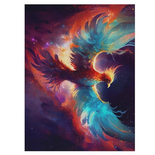 Phönix Holzpuzzle 500 Teile Klassische Puzzles Erwachsene Kinder Puzzle DIY Kit Holzspielzeug Einzigartiges Geschenk 55×41cm Phönix Holzpuzzle 500 Teile Klassische Puzzles Erwachsene Kinder Puzzle DIY Kit Holzspielzeug Einzigartiges Geschenk 55×41cm von DCCCY