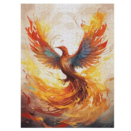 Phoenix Holzpuzzle - Puzzle Für Erwachsene, 500-teilige Puzzles Für Teenager Und Kinder, Herausfordernde Spiele 55×41cm Phoenix Holzpuzzle - Puzzle Für Erwachsene, 500-teilige Puzzles Für Teenager Und Kinder, Herausfordernde Spiele 55×41cm von DCCCY