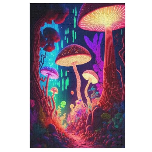Pilz Puzzle 1000 Teile, Holzpuzzle Herausforderndes Geschicklichkeitsspiel Für Die Ganze Familie, Kinder Erwachsenenpuzzle Ab 12 Jahren 78×53cm Pilz Puzzle 1000 Teile, Holzpuzzle Herausforderndes Geschicklichkeitsspiel Für Die Ganze Familie, Kinder Erwachsenenpuzzle Ab 12 Jahren 78×53cm von DCCCY