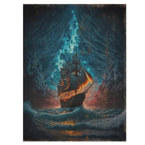 Piratenschiff 500 Teile Puzzles Für Erwachsene Holzpuzzle Familienpuzzlespiel Stressabbau-Puzzle Für Erwachsene Kinder Ab 12 Jahren 55×41cm Piratenschiff 500 Teile Puzzles Für Erwachsene Holzpuzzle Familienpuzzlespiel Stressabbau-Puzzle Für Erwachsene Kinder Ab 12 Jahren 55×41cm von DCCCY
