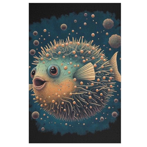 Puzzle 1000 Teile Fisch Holzpuzzle Für Erwachsene Lernspiel Herausforderungsspielzeug The Puzzles Für Erwachsene Kinder 78×53cm von DCCCY
