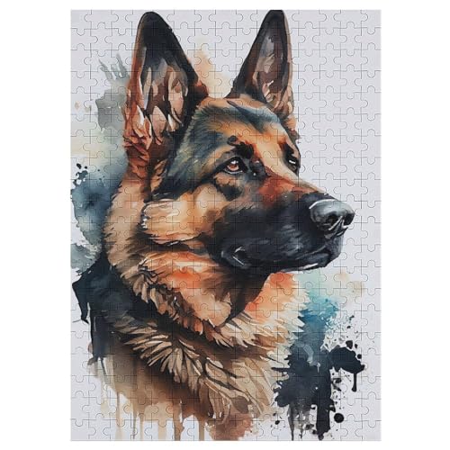 Puzzle 300 Teile Deutscher Schäferhund Holzpuzzle Für Erwachsene Lernspiel Herausforderungsspielzeug The Puzzles Für Erwachsene Kinder 42×30cm Puzzle 300 Teile Deutscher Schäferhund Holzpuzzle Für Erwachsene Lernspiel Herausforderungsspielzeug The Puzzles Für Erwachsene Kinder 42×30cm von DCCCY