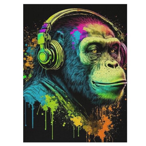 Puzzle 500 Teile Gorillas Holzpuzzle Für Erwachsene Lernspiel Herausforderungsspielzeug The Puzzles Für Erwachsene Kinder 55×41cm Puzzle 500 Teile Gorillas Holzpuzzle Für Erwachsene Lernspiel Herausforderungsspielzeug The Puzzles Für Erwachsene Kinder 55×41cm von DCCCY