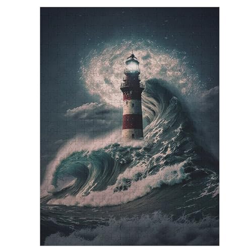 Puzzle 500 Teile Leuchtturm Holzpuzzle Für Erwachsene Lernspiel Herausforderungsspielzeug The Puzzles Für Erwachsene Kinder 55×41cm Puzzle 500 Teile Leuchtturm Holzpuzzle Für Erwachsene Lernspiel Herausforderungsspielzeug The Puzzles Für Erwachsene Kinder 55×41cm von DCCCY