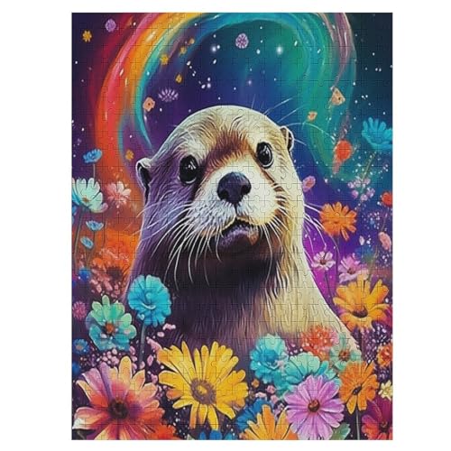 Puzzle 500 Teile Otter Holzpuzzle Für Erwachsene Lernspiel Herausforderungsspielzeug The Puzzles Für Erwachsene Kinder 55×41cm Puzzle 500 Teile Otter Holzpuzzle Für Erwachsene Lernspiel Herausforderungsspielzeug The Puzzles Für Erwachsene Kinder 55×41cm von DCCCY