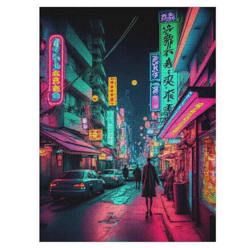 Puzzle 500 Teile Tokio Neon Holzpuzzle Für Erwachsene Lernspiel Herausforderungsspielzeug The Puzzles Für Erwachsene Kinder 55×41cm Puzzle 500 Teile Tokio Neon Holzpuzzle Für Erwachsene Lernspiel Herausforderungsspielzeug The Puzzles Für Erwachsene Kinder 55×41cm von DCCCY