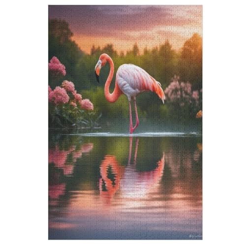 Puzzle Flamingo Puzzles, 1000-teiliges Holzpuzzle, Geeignet Für Erwachsene Und Kinder Ab 12 Jahren, Tolles Geschenk 78×53cm Puzzle Flamingo Puzzles, 1000-teiliges Holzpuzzle, Geeignet Für Erwachsene Und Kinder Ab 12 Jahren, Tolles Geschenk 78×53cm von DCCCY
