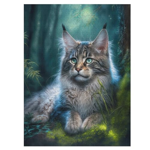 Puzzle Für Erwachsene, 500 Teile, Maine Coon Katze, Holzpuzzle, Geburtstagsgeschenke, Puzzle Wanddekoration 55×41cm Puzzle Für Erwachsene, 500 Teile, Maine Coon Katze, Holzpuzzle, Geburtstagsgeschenke, Puzzle Wanddekoration 55×41cm von DCCCY