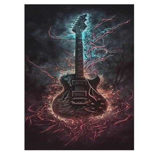 Puzzle Für Erwachsene, Gitarren, 500 Puzzleteile Für Kinder, Holzpuzzles, Geeignet Für Erwachsene Lernspiel, 55×41cm Puzzle Für Erwachsene, Gitarren, 500 Puzzleteile Für Kinder, Holzpuzzles, Geeignet Für Erwachsene Lernspiel, 55×41cm von DCCCY