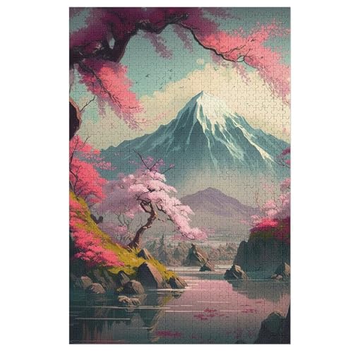 Puzzle Für Erwachsene, Japanische Kirschblüten Puzzles, 1000-teiliges Holzpuzzle, Geeignet Für Erwachsene Und Kinder Ab 12 Jahren, 78×53cm Puzzle Für Erwachsene, Japanische Kirschblüten Puzzles, 1000-teiliges Holzpuzzle, Geeignet Für Erwachsene Und Kinder Ab 12 Jahren, 78×53cm von DCCCY