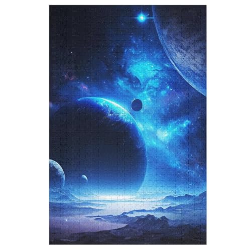 Puzzle Für Erwachsene, Planet Sternenhimmel, 1000 Puzzleteile Für Kinder, Holzpuzzles, Geeignet Für Erwachsene Lernspiel, 78×53cm Puzzle Für Erwachsene, Planet Sternenhimmel, 1000 Puzzleteile Für Kinder, Holzpuzzles, Geeignet Für Erwachsene Lernspiel, 78×53cm von DCCCY