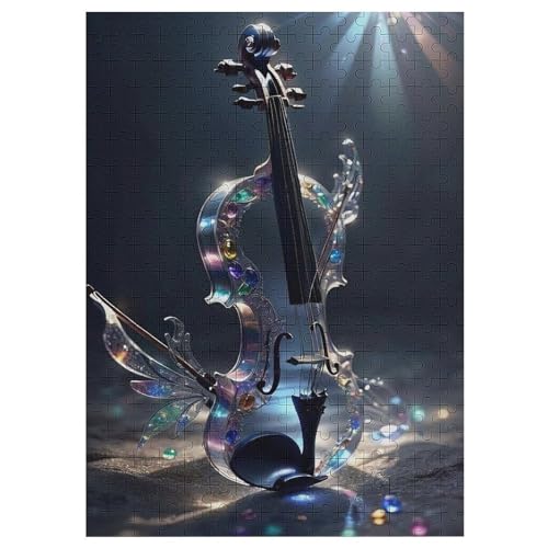 Puzzle Für Erwachsene, Violine, 300 Puzzleteile Für Kinder, Holzpuzzles, Geeignet Für Erwachsene Lernspiel, 42×30cm Puzzle Für Erwachsene, Violine, 300 Puzzleteile Für Kinder, Holzpuzzles, Geeignet Für Erwachsene Lernspiel, 42×30cm von DCCCY