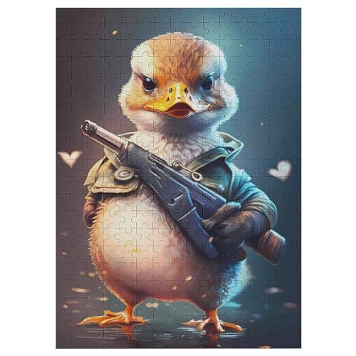 Puzzle Für Erwachsene 300 Teiliges Ente Puzzles Für Erwachsene Holzbrettpuzzles Denksportaufgaben Für Erwachsene 42×30cm von DCCCY