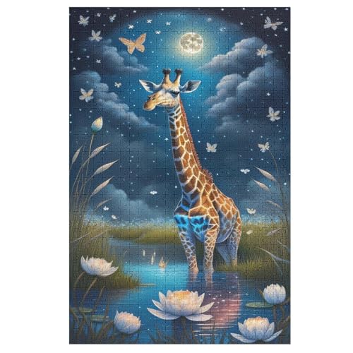 Puzzle Giraffe, 1000 Puzzleteile Für Kinder, Holzpuzzles, Geeignet Für Erwachsene Lernspiel, 78×53cm Puzzle Giraffe, 1000 Puzzleteile Für Kinder, Holzpuzzles, Geeignet Für Erwachsene Lernspiel, 78×53cm von DCCCY