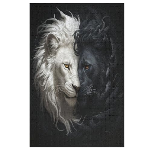 Puzzle Löwe, 1000 Puzzleteile Für Kinder, Holzpuzzles, Geeignet Für Erwachsene Lernspiel, 78×53cm Puzzle Löwe, 1000 Puzzleteile Für Kinder, Holzpuzzles, Geeignet Für Erwachsene Lernspiel, 78×53cm von DCCCY