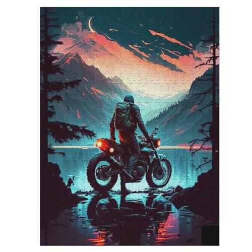 Puzzle Motorcycle Puzzles, 500-teiliges Holzpuzzle, Geeignet Für Erwachsene Und Kinder Ab 12 Jahren, Tolles Geschenk 55×41cm Puzzle Motorcycle Puzzles, 500-teiliges Holzpuzzle, Geeignet Für Erwachsene Und Kinder Ab 12 Jahren, Tolles Geschenk 55×41cm von DCCCY
