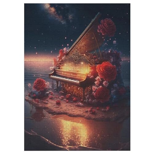 Puzzle Piano Puzzles, 300-teiliges Holzpuzzle, Geeignet Für Erwachsene Und Kinder Ab 12 Jahren, Tolles Geschenk 42×30cm Puzzle Piano Puzzles, 300-teiliges Holzpuzzle, Geeignet Für Erwachsene Und Kinder Ab 12 Jahren, Tolles Geschenk 42×30cm von DCCCY