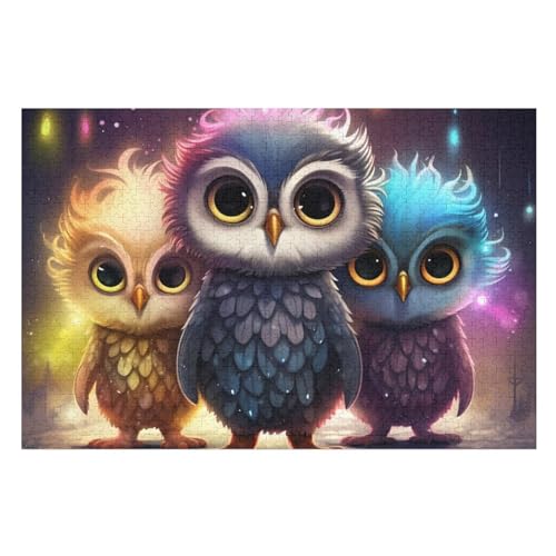 Puzzle Pinguin, 1000 Puzzleteile Für Kinder, Holzpuzzles, Geeignet Für Erwachsene Lernspiel, （75×50cm） von DCCCY