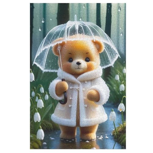 Puzzles Bär, 1000 Teile, Puzzle Aus Holz Für Erwachsene Und Kinder Ab 12 Jahren, Lernspielzeug 78×53cm Puzzles Bär, 1000 Teile, Puzzle Aus Holz Für Erwachsene Und Kinder Ab 12 Jahren, Lernspielzeug 78×53cm von DCCCY