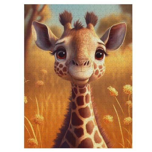 Puzzles Deer, 500 Teile, Puzzle Aus Holz Für Erwachsene Und Kinder Ab 12 Jahren, Lernspielzeug 55×41cm Puzzles Deer, 500 Teile, Puzzle Aus Holz Für Erwachsene Und Kinder Ab 12 Jahren, Lernspielzeug 55×41cm von DCCCY