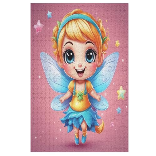 Puzzles Elfenmädchen, 1000 Teile, Puzzle Aus Holz Für Erwachsene Und Kinder Ab 12 Jahren, Lernspielzeug 78×53cm von DCCCY