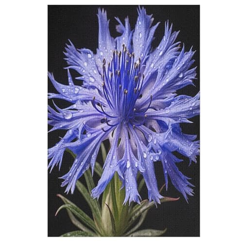 Puzzles Für Erwachsene, 1000 Teile, Blume, Kreative Holzpuzzles, Praktisches Spiel, Familiendekoration 78×53cm von DCCCY