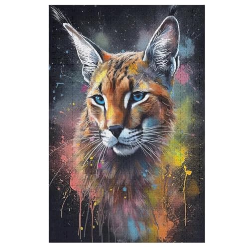 Puzzles Für Erwachsene, 1000 Teile, Katze, Kreative Holzpuzzles, Praktisches Spiel, Familiendekoration 78×53cm Puzzles Für Erwachsene, 1000 Teile, Katze, Kreative Holzpuzzles, Praktisches Spiel, Familiendekoration 78×53cm von DCCCY